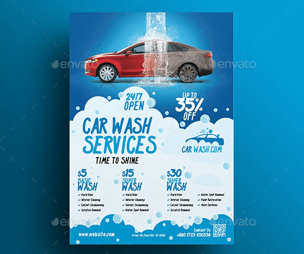 Car Wash Flyer Templates Free & Premium PSD Vector EPS PNG